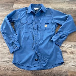 Carhartt blue long sleeve shirt S